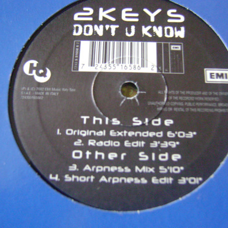 2 Keys - Don't U Know (Radio Edit) (2002)