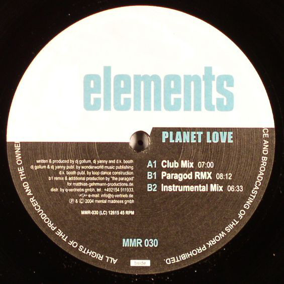 4 Elements - Planet Love (Club Mix) (2004)