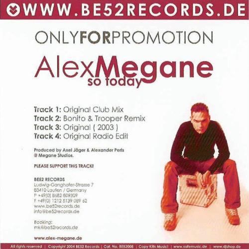 Alex Megane - So Today (Original Club Mix) (2004)