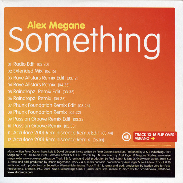 Alex Megane - Something (Radio Edit) (2008)