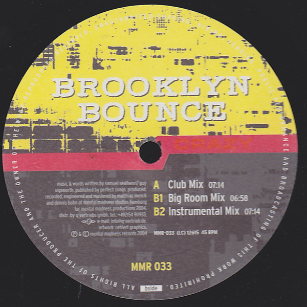 Brooklyn Bounce - Crazy (Single Mix) (2004)