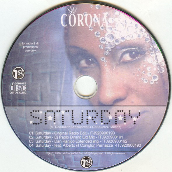 Corona - Saturday (Original Radio Edit) (2010)