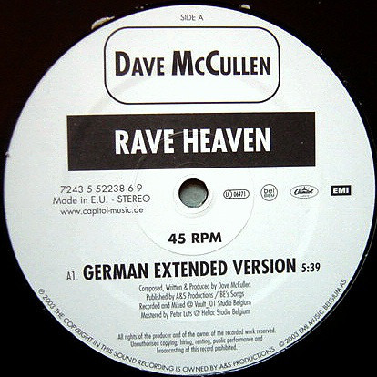 Dave McCullen - Rave Heaven (German Extended Version) (2003)