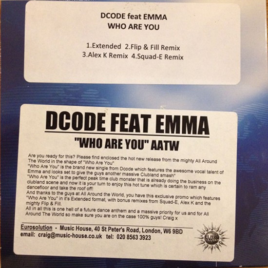 Dcode Feat Emma - Who Are You (Extended) (2009)