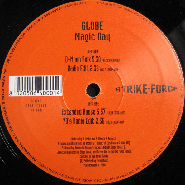 Globe - Magic Day (70's Radio Edit) (2000)