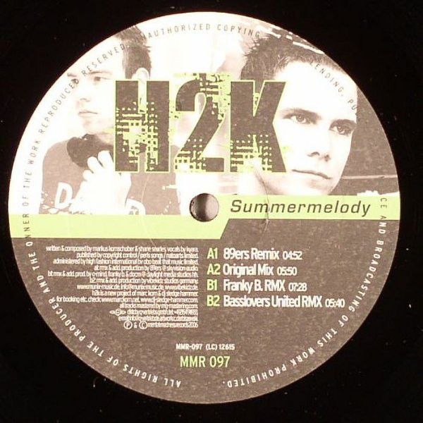 H2k - Summermelody (89ers Remix) (2006)