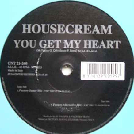 Housecream - You Get My Heart (Factory Dance Mix) (1999)