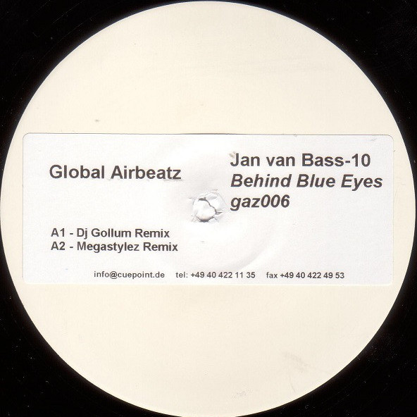 Jan Van Bass-10 - Behind Blue Eyes (DJ Gollum Remix) (2009)