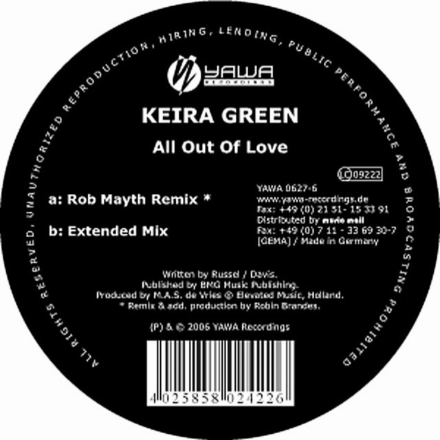 Keira Green - All Out of Love (Rob Mayth Remix) (2006)