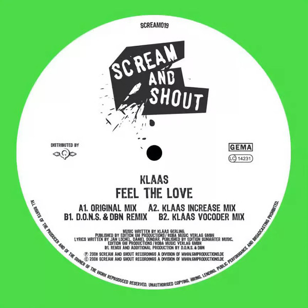 Klaas - Feel the Love (Original Mix) (2008)