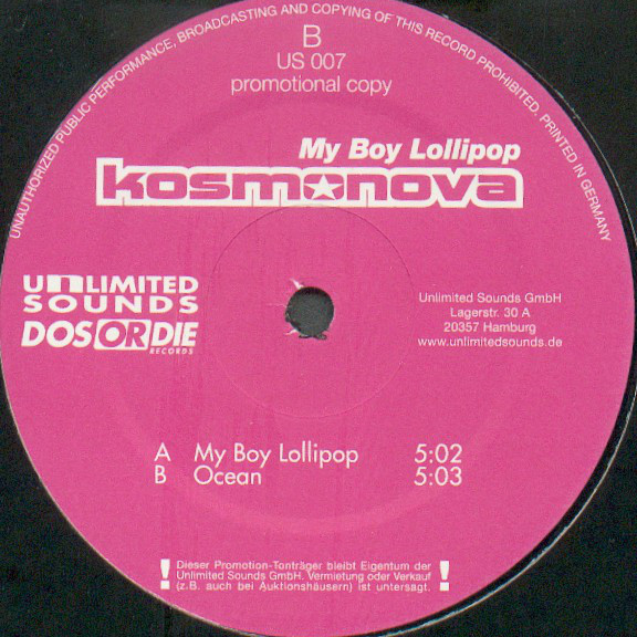 Kosmonova - My Boy Lollipop (2004)