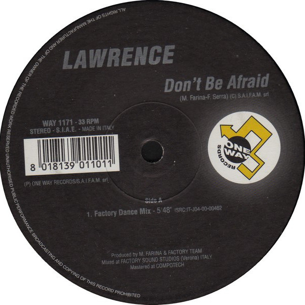 Lawrence - Don't Be Afraid (Factory Dance Mix) (2000)