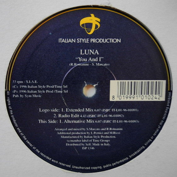Luna - You and I (Radio Edit) (1996)