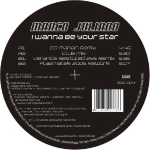 Marco Juliano - I Wanna Be Your Star (DJ Manian Remix) (2006)