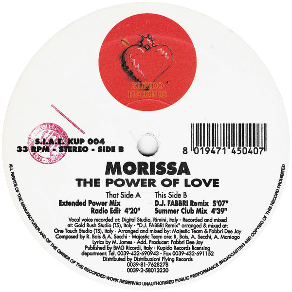 Morissa - The Power of Love (Radio Mix) (1995)