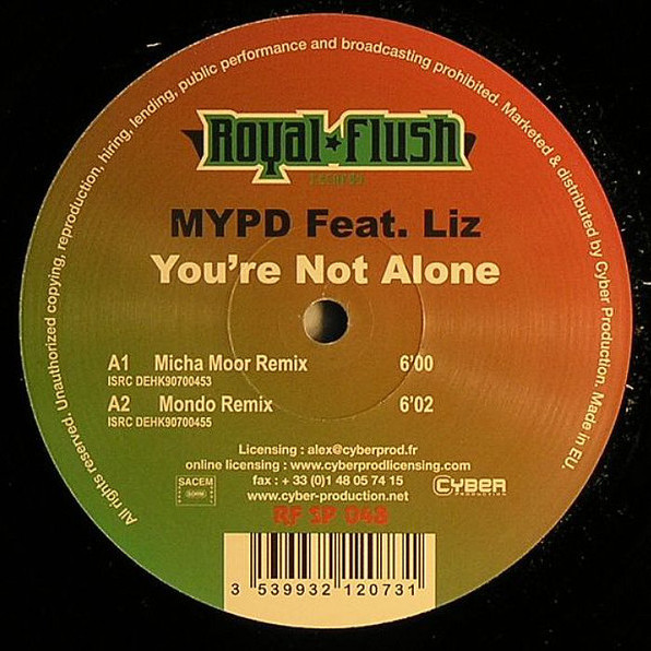 Mypd Feat Liz - You're Not Alone (Original Mix) (2007)