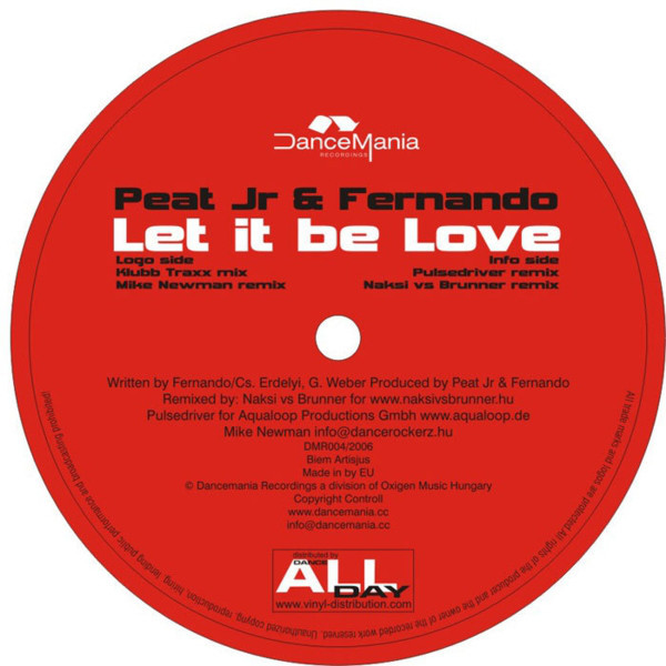 Peat Jr & Fernando - Let It Be Love (Pulsedriver Remix) (2006)