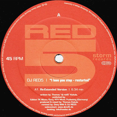 Red 5 - I Love You Stop - Restarted (Re-Extended Version) (2004)