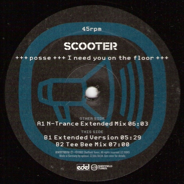Scooter - Posse (I Need You on the Floor) (Radio Edit) (2002)