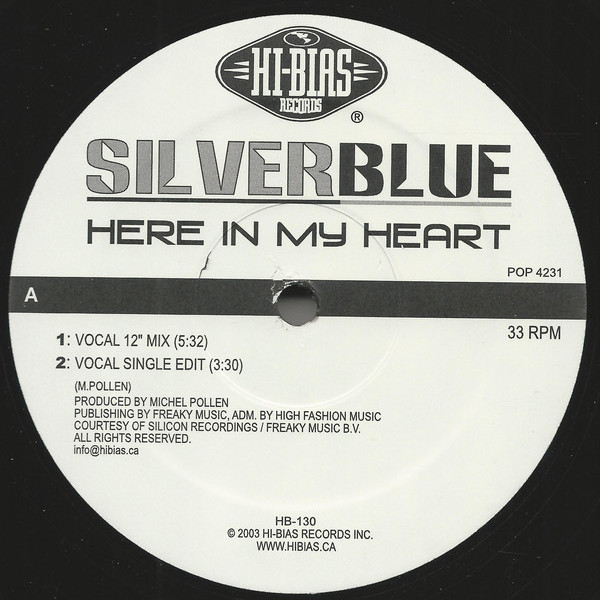 Silverblue - Here in My Heart (Vocal Single Edit) (2003)