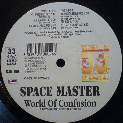Space Master - World of Confusion (Radio Edit) (1996)