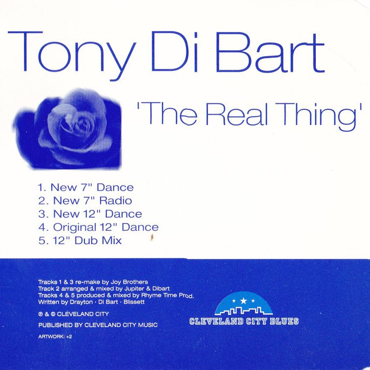 Tony Di Bart - The Real Thing (New 7